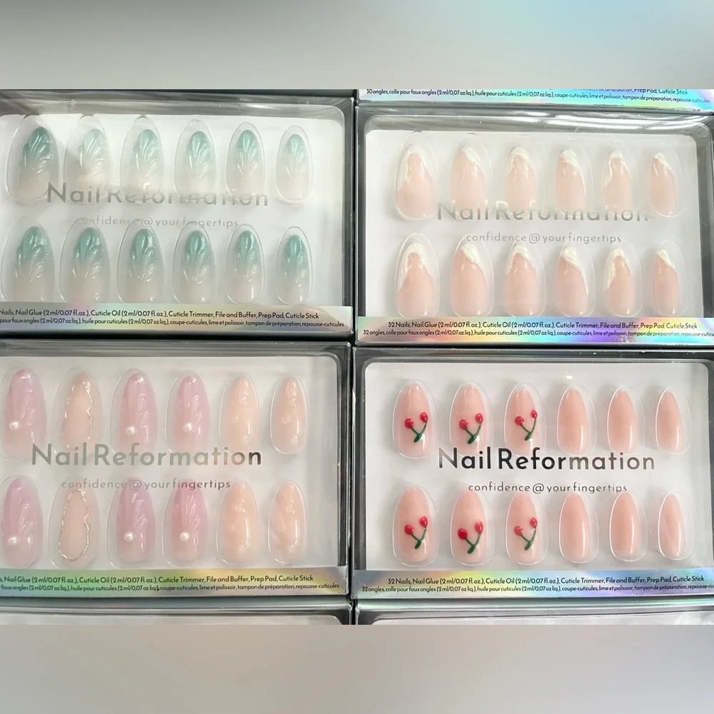 4 New Nail Reformation / Glamnetic nails price each or bundle MSG COLORS TO BUY - Picture 5 of 16